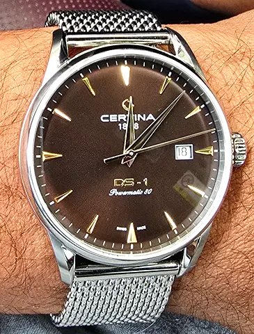 Certina ds1 swiss luxuary watch with original box papers and warranty