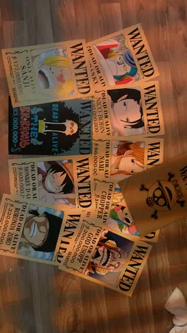 Collectible One Piece Wanted Posters