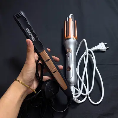 GEEPAS Hair Styling Tools for Perfect Curls and Straight Hair