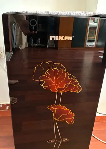 Nikai Refrigerator with Floral Design