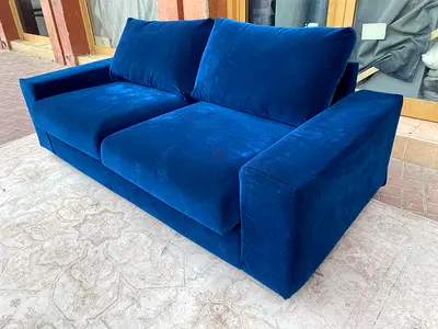 Velvet two seater sofa bed with mattress ikea vimle