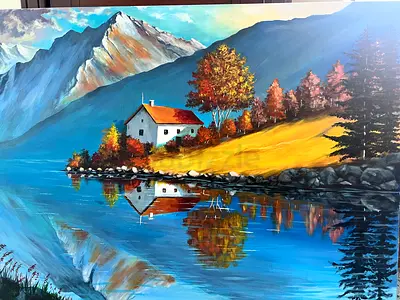 acrylic painting 100x70