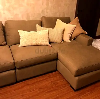 Crate and barrel Axis big ushape sofa super comfortable and strong