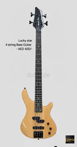 Lucky star 4 string bass guitar