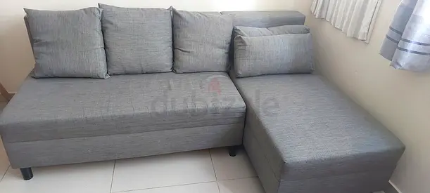 Ikea L-shape corner Sofa cum bed