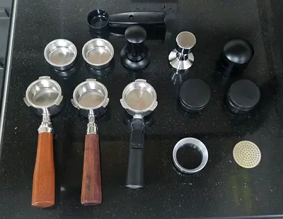 Coffee / Espresso Machine Equipment / Tamper / Leveler / WDT Tool / Portafilter / Filter basket