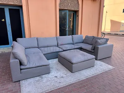 7____ Pieces Modular The One U Shape With footstool