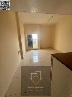 Studio with balcony and excellent space, central AC, prime location near essential services, secured