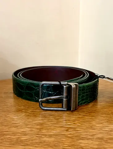 Men’s crocodile belt DOLCE  GABBANA