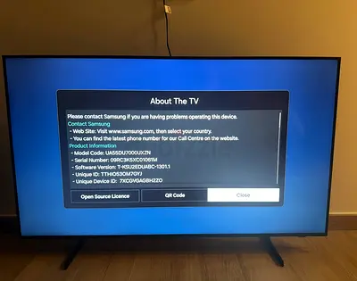 Samsung TV 55inch 4K