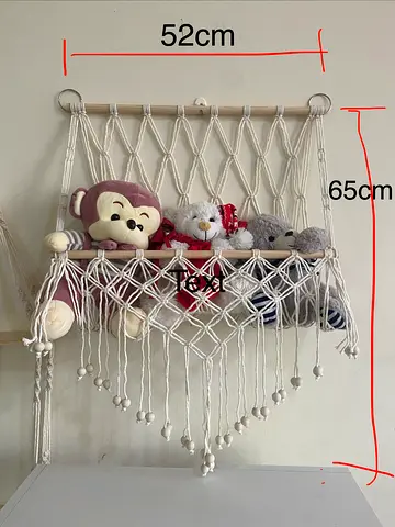 Handmade Macrame Wall Hanging Shelf