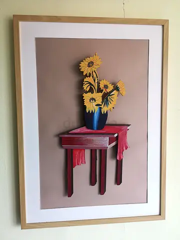 1990s Handmade 3D Frame