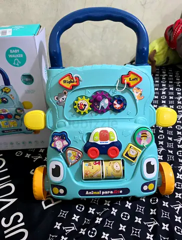 Colorful Baby Walker with Activity Features