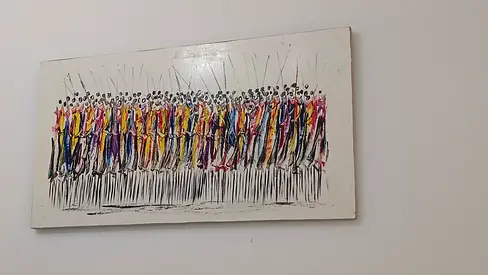 Wall art. Hand painted