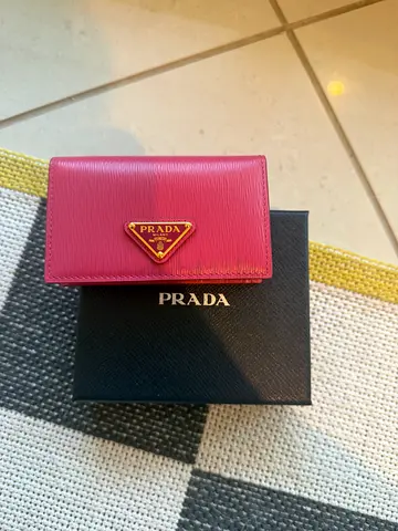 Authentic Brand New Prada Flap Card Holder