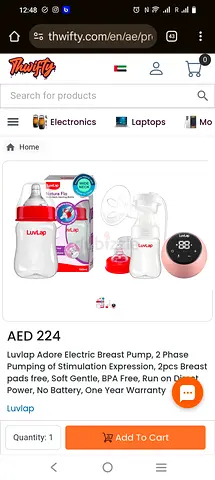 LuvLap Adore Electric Breast Pump  Accessories