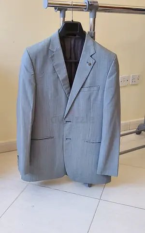 Mens Elegant Blazer in Light Grey