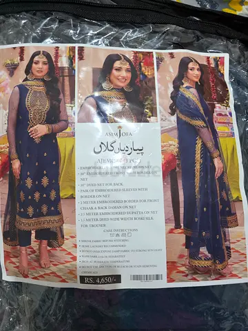 Asim jofa festival collection unstitched dress