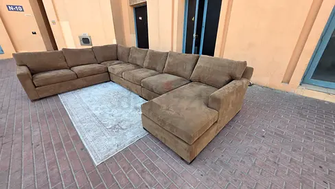 Sofa crate and barrel axis ushape sofa