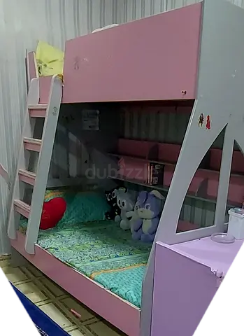 Kids Bunk Bed with Storage and mattress