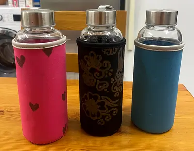 500ml capacity bottles with cases