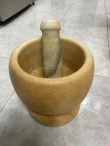 Pestle and Mortar - pure marble heavy duty