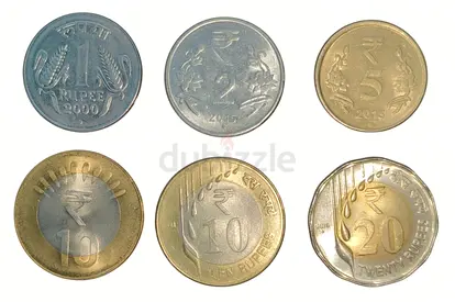 India Bi-metallic Coins Set