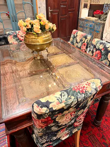 Marina home dining table with 4 chairs