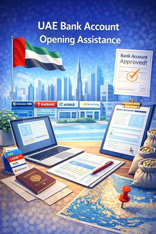 UAE Bank Account Opening Assistance (Business  Personal)