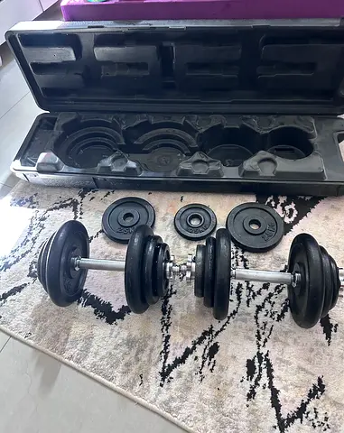 Adjustable Dumbbell Set with Case