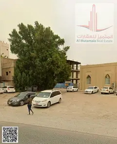 For sale in Ajman: Residential investment land in Liwara 2, measuring 1991 sq ft, G+1 corner plot on