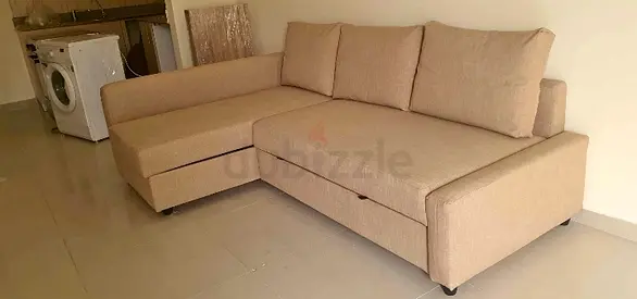 Comfortable L-Shaped Sofa bed with Storage