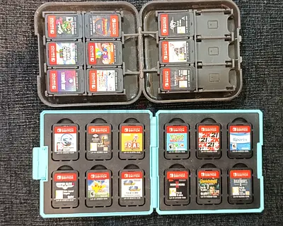 Collection of Nintendo Switch Game Cartridges