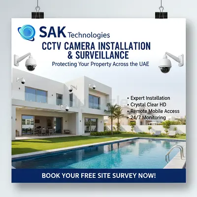 CCTV Camera Surveillance Solutions Installation in UAE - Call for Best Deal - Licensed Technicians