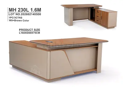 Modern Office Desk with Storage