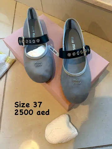 Authentic Miu Miu Mesh Fabric Ballerina size 37