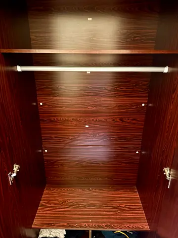 Sturdy Wooden Wardrobe with Ample Storage