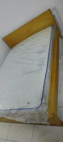 Comfortable Bed with Mattress for sales in Al Reffa, opposite side of mena al Arab