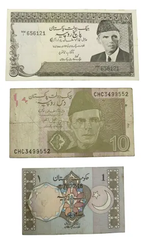 Pakistan Vintage Currency Banknote Collection