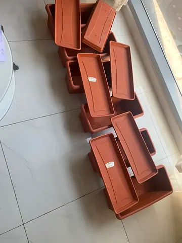 Rectangular Plastic Planters