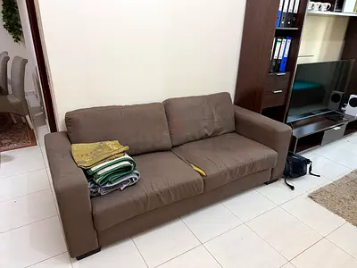 Comfortable Sofa with Cozy Throws