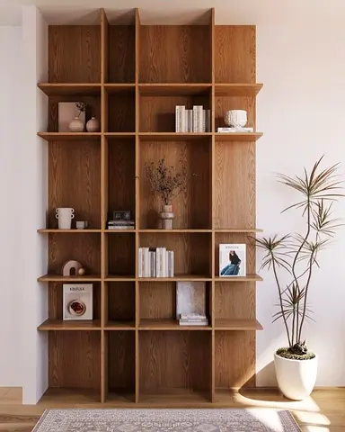 Stylish Wooden Bookcase