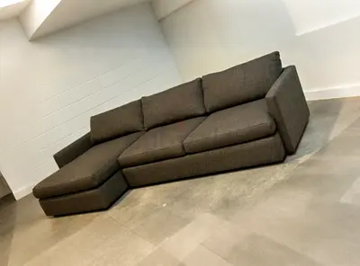 Crategbarrel L shape Sofa Good condition