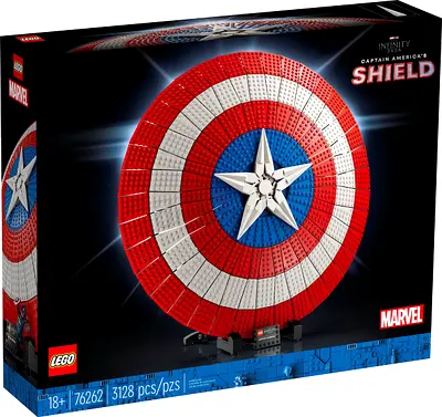 LEGO 76262 Marvel Captain America Shield Set - 3128 Pieces