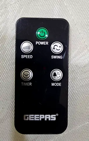 Smart Stand Fan WI-FI and Bluetooth Oscillation 9 Hour Timer 5 Blade Design 3 Speed Control