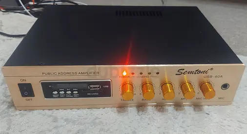 Semtoni USB-60A public address amplifier.