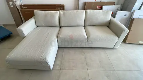 Ikea vimle L shape sofa bed with mattress