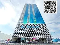 🏢✨ For Sale – A Fully Furnished Luxury Apartment in Al Waha Towers, Ajman | Balcony &amp; Stu