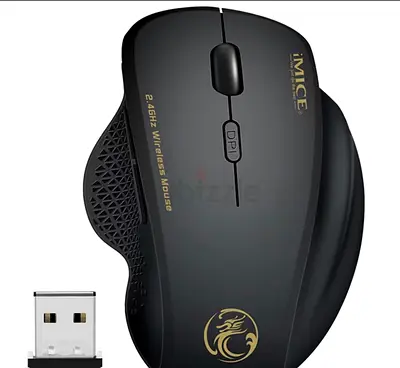 Wireless Mouse - Ergonomic Design with USB Receiver