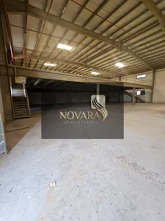 Warehouse for rent in Umm Al Quwain, 13,000 feet with mezzanine, 80 kW electricity, ready to operate